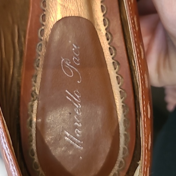 Vintage Marcello Paci cognac leather upper and leather sole. - Picture 3 of 4